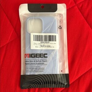 Ultra Slim Blue Phone Case for iPhone 2022 Pro Max